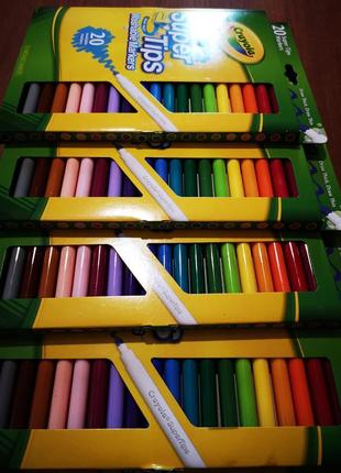 Маркери крайола. markers crayola super tips. набори маркерів.12 фото