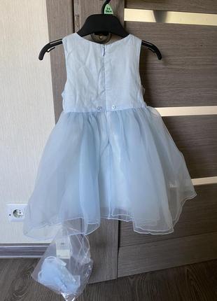 Нова святкова сукня для дівчинки2 фото