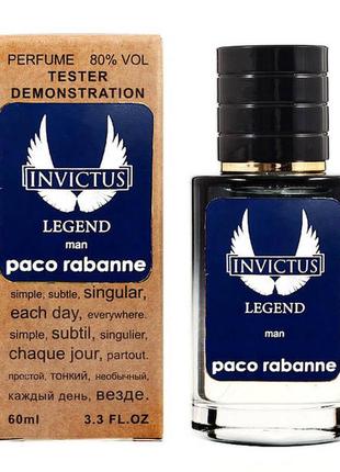 Paco rabanne legend invictus тестер парфуми 60 мл