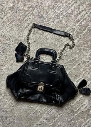 Шкіряна сумка dolce & gabbana allyson bag