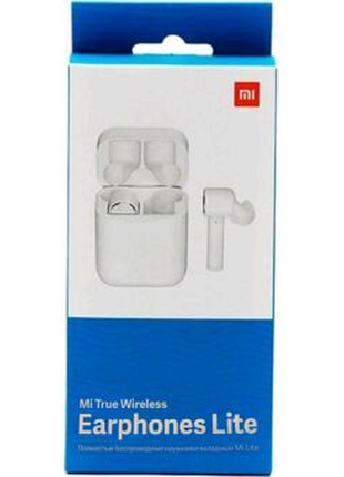 Навушники mi true wireless earphones lite (bhr4090gl) white4 фото