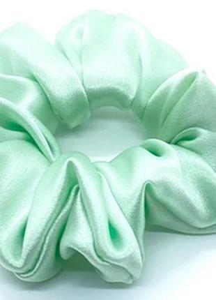 Резинка для волос атласная однотонная цветная опт розница