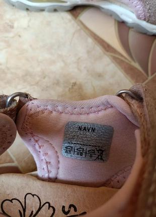 Босоніжки для дівчинки 18 см шкіряні сандалі з натуральної шкіри літні взуття босоножки4 фото