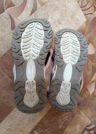 Босоножки для девочки 18 см кожаные сандалии из натуральной кожи летние обувь босоножки8 фото
