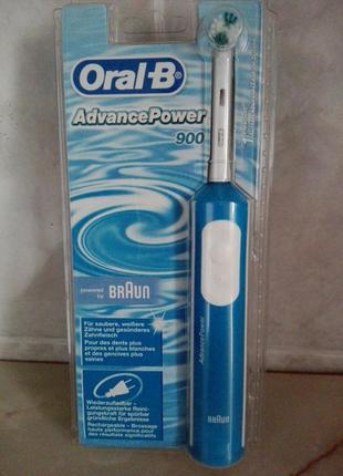 Зубна щітка oral-b, advance power 900. німеччина. нова.