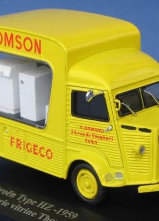 1/43 citroen type hz-1959 carrosserie vitrine thomson. hachette.