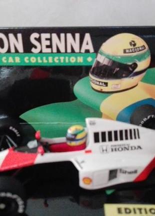 1/43 mclaren mp 4-5-v honda 10 1989 ayrton senna. lang.