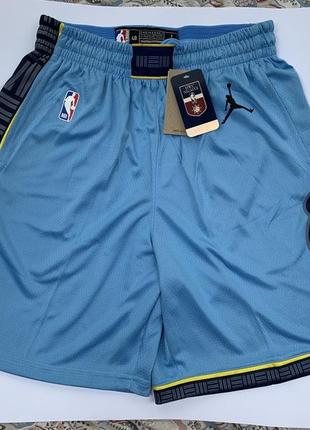 Оригинальные новые шорты nike nba memphis grizzlies,jordan baggy широкие!