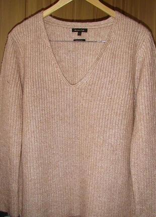 Свитер мохер оригинал massimo dutti (с-м) ассиметрия