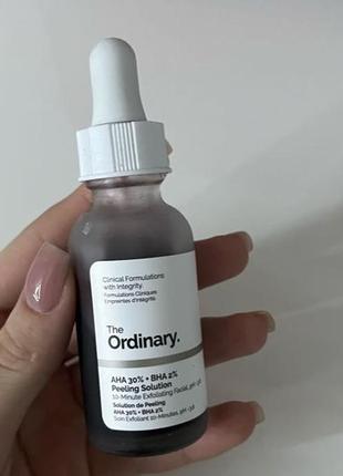 Кровавий пілінг від the ordinary