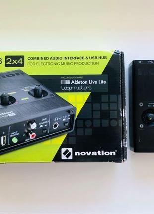 Звукова карта novation audiohub 2x4, аудіоінтерфейс!