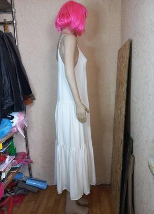 Многоярусное платье миди из вискозы &amp;other stories6 фото