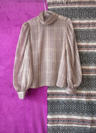 Блуза zara у стилі 70-80 х1 фото