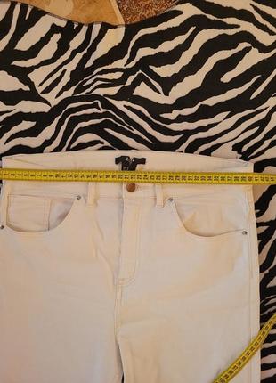 Белые джинсы брюки h&amp;m размер 12 размер 425 фото