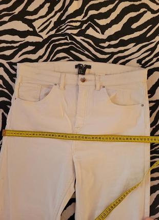 Белые джинсы брюки h&amp;m размер 12 размер 426 фото