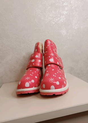 Нові черевики чобітки черевички зимові на дівчинку дитячі4 фото