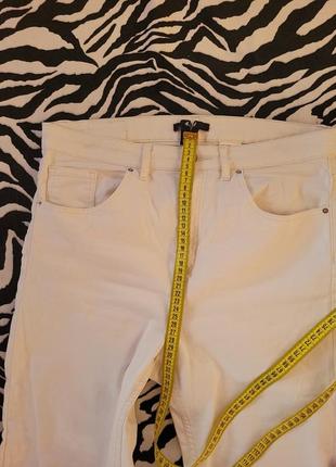 Белые джинсы брюки h&amp;m размер 12 размер 427 фото