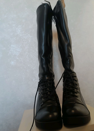 Нові вис струмі чобітки. черевики зимові жіночі 37,38 розмір3 фото