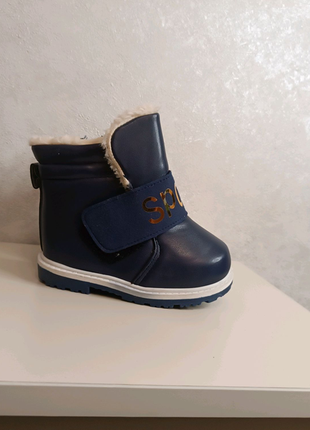 Черевики дитячі чобітки черевички зимові на хутрі6 фото