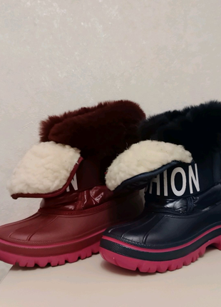 Теплі зимові чобітки черевики черевики