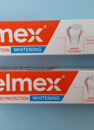 Зубная паста elmex sensitive whitening amine fluoride 75 ml защит7 фото