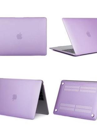Чохол purple масбук air 13" 2020 a1932/a2179/а2337 фіолет для mac