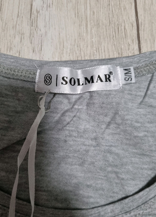 Базова однотонна футболка.solmar. s/m.3 фото