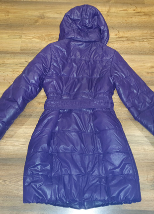 Темно-фіолетове пальто жіноче зимове4 фото