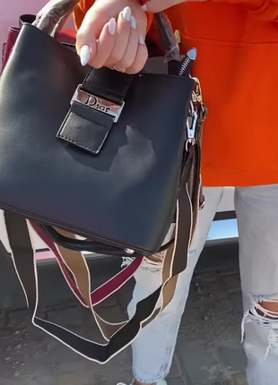 Жіноча сумка в кольорах, офісна сумка6 фото