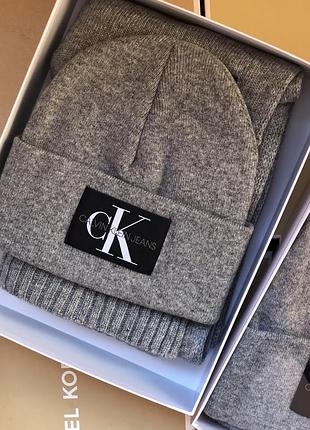 Шапка calvin klein jeans шерсть+кашемір, оригінал