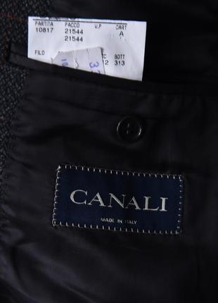 Крутой  шерстяной теплый пиджак canali ( с подплечниками)6 фото