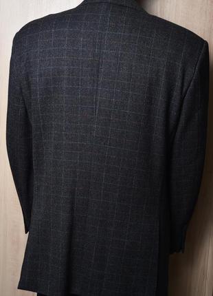 Крутой  шерстяной теплый пиджак canali ( с подплечниками)5 фото