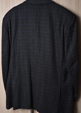 Крутой  шерстяной теплый пиджак canali ( с подплечниками)7 фото