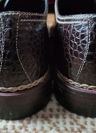 Туфлі зі шкіри крокодила3 фото