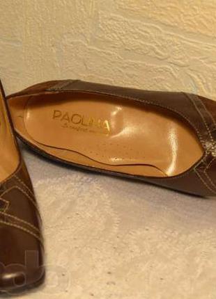 Paolina італія, оригінал! чарівні туфлі підвищеного комфорту натурал шкіра9 фото