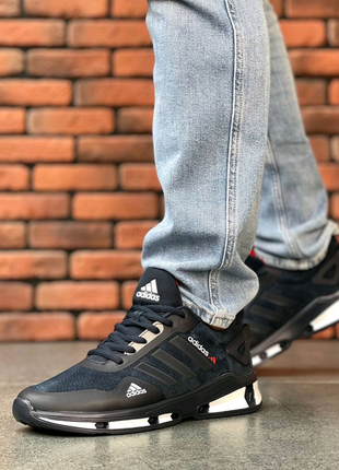 🆕новинка чоловічі кросівки adidas feather dark blue suede