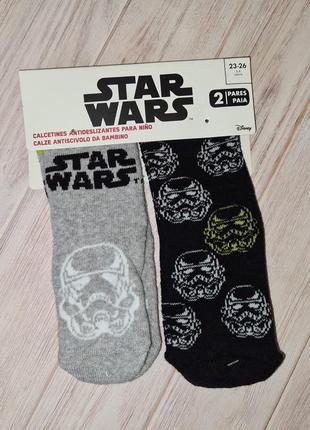 Дитячі шкарпетки махрові зоряні війни комплект 2 пари lupilu хлопчикові 23-26,27-304 фото