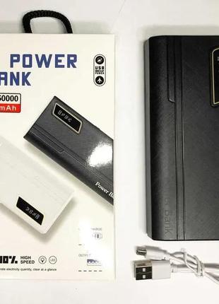 Power bank мобильная зарядка внешний аккумулятор un-3104 50000mah