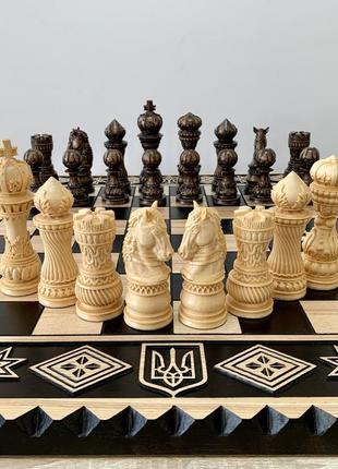 Набір: шахова дошка "зірка життя" та фігури "elegant classic"1 фото