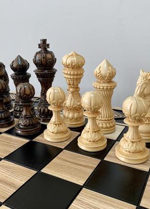 Набір: шахова дошка "зірка життя" та фігури "elegant classic"5 фото