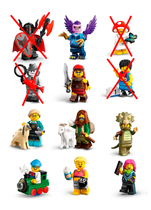 Лего мініфігурки 25 серія | lego minifigures series 25 710451 фото