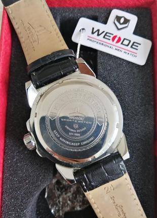 Годинники наручні чоловічі weide uv-1605, оригінал, відмінний ста5 фото