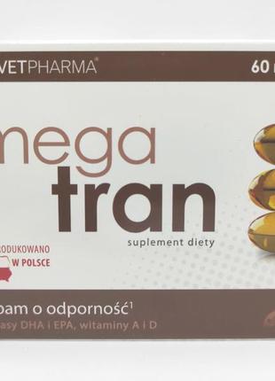 Мега тран (mega tran) 60 капсул, avet pharma sp. z o. o.1 фото