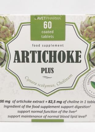 Артишок плюс (artichoke plus) 60 таблеток, avet pharma