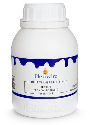 Фотополімерна смола plexiwire resin basic 0,5 кг blue прозора