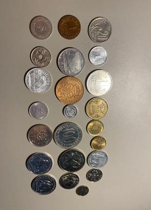 Монети світу/старі монети/ходові монети10 фото
