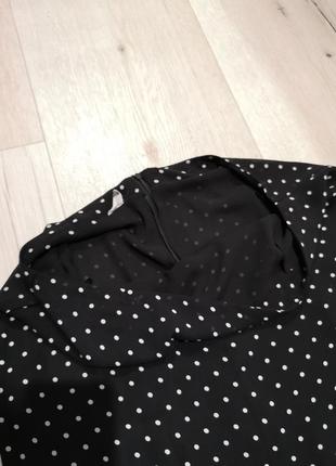 Летняя юбка в горошек, размер 50-524 фото