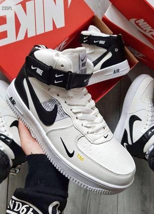 Чоловічі кросівки nike air force hight white1 фото