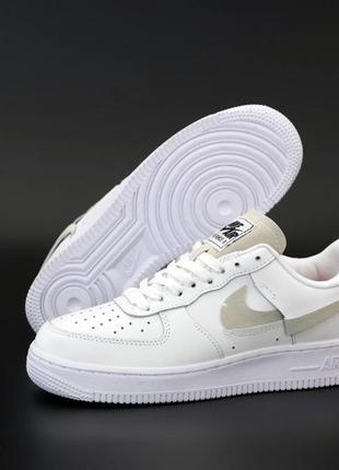 Кросівки nike force 1 ’07 lx vandalized white3 фото