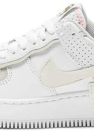 Кросівки nike force 1 low shadow white stone atomic pink